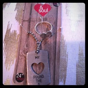 Jozie B Necklace & Ring-Soul Mates